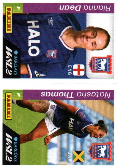 #477 Rianna Dean/ Natasha Thomas (Ipswich Town) Panini Women's Super League 2026 Sticker Collection