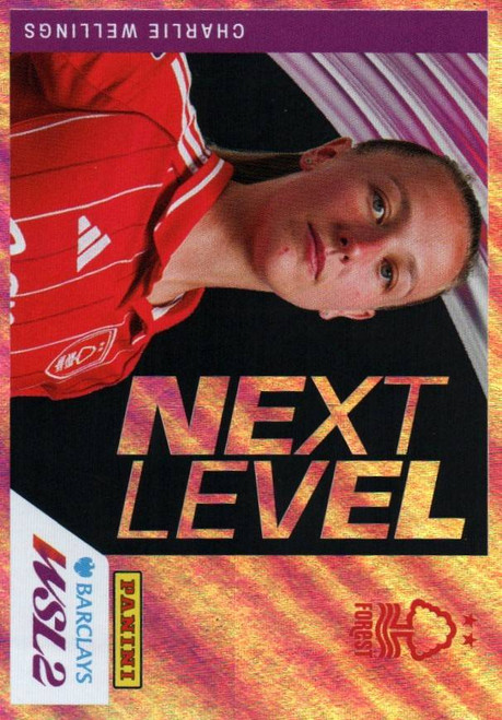#489 Charlie Wellings (Nottingham Forest) Panini Women's Super League 2026 Sticker Collection NEXT LEVEL