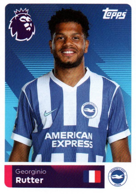 #138 Georginio Rutter (Brighton & Hove Albion) Topps Premier League Stickers 2026