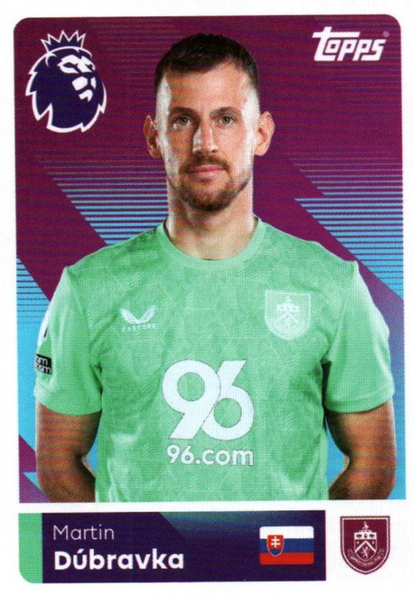#149 Martin Dubravka (Burnley) Topps Premier League Stickers 2026