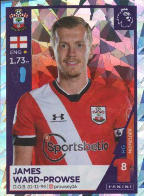 #509 James Ward-Prowse (Southampton) Panini Premier League 2021 Sticker Collection