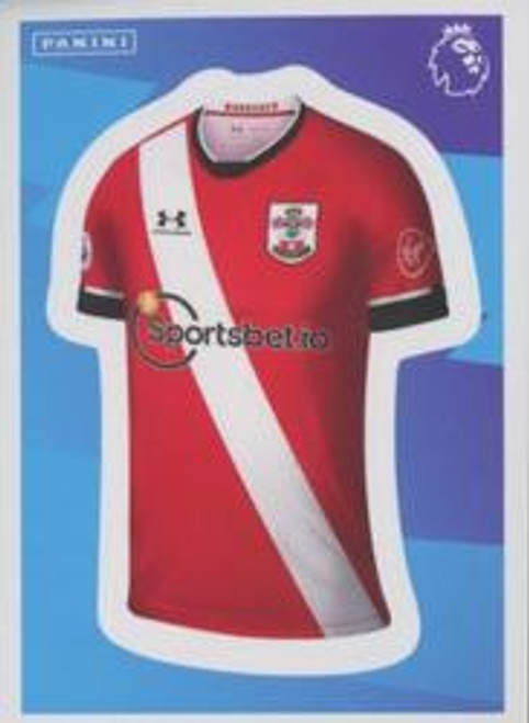 #510 Home Kit (Southampton) Panini Premier League 2021 Sticker Collection