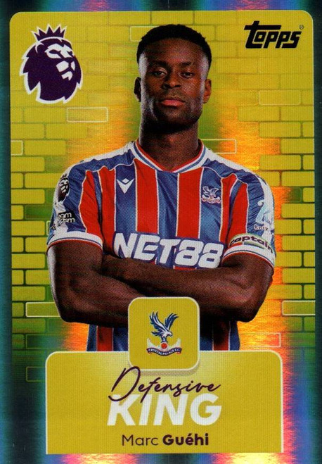 #222 Marc Guehi (Crystal Palace) Topps Premier League Stickers 2026 DEFENSIVE KING