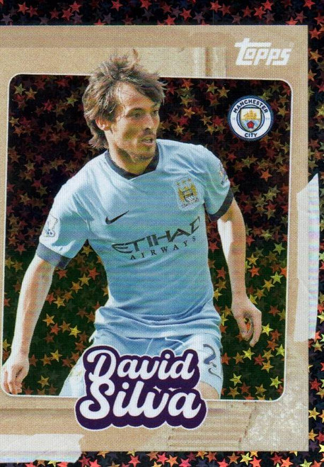 #292 David Silva (Manchester City) Topps Premier League Stickers 2026 DOMINANT DUOS