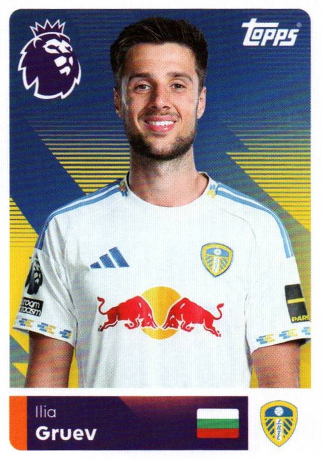 #303 Ilia Gruev (Leeds United) Topps Premier League Stickers 2026