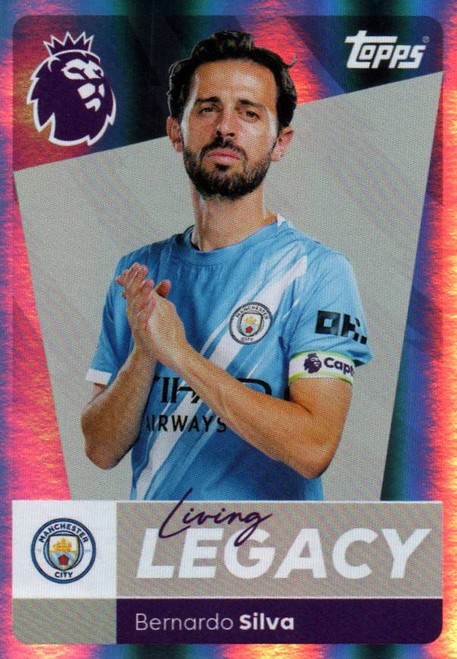 #366 Bernardo Silva (Manchester City) Topps Premier League Stickers 2026 LIVING LEGACY