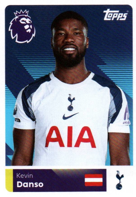 #482 Kevin Danso (Tottenham Hotspur) Topps Premier League Stickers 2026