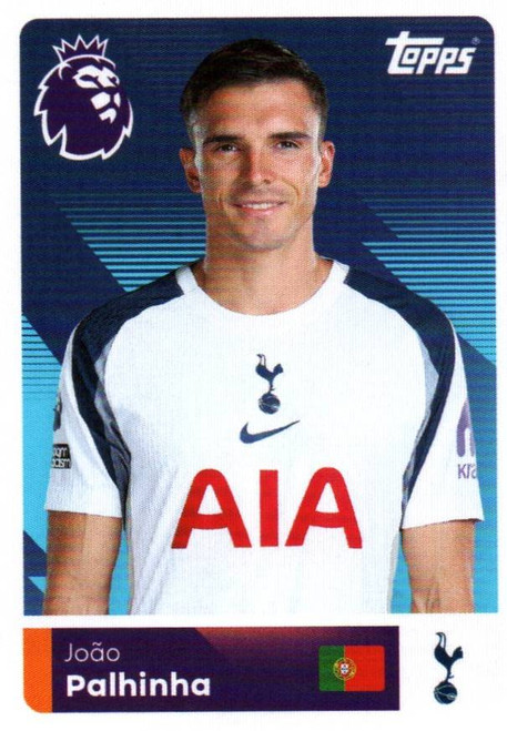 #484 Joao Palhinha (Tottenham Hotspur) Topps Premier League Stickers 2026