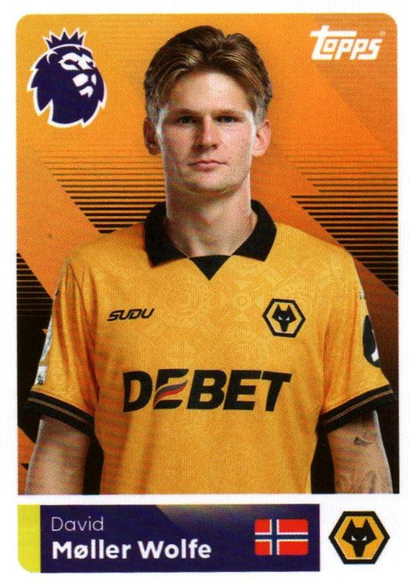 #536 David Moller Wolfe (Wolverhampton Wanderers) Topps Premier League Stickers 2026