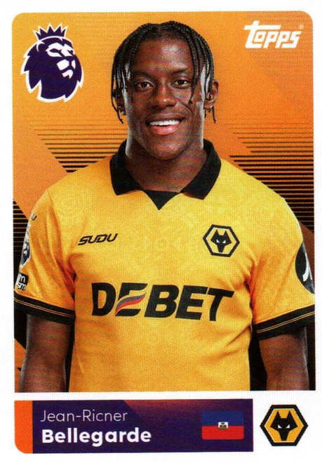 #540 Jean-Ricner Bellegarde (Wolverhampton Wanderers) Topps Premier League Stickers 2026
