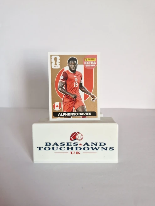 Alphonso Davies (Canada) BRONZE EXTRA STICKER Panini 2026 World Cup Sticker collection