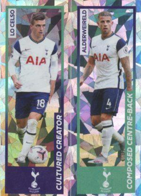 #554 Lo Celso/ Alderweireld (Tottenham Hotspur) Panini Premier League 2021 Sticker Collection