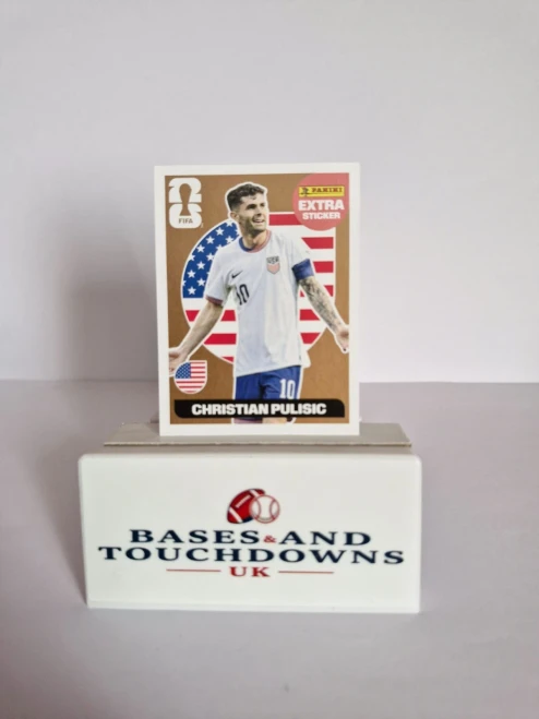 Christian Pulisic (USA) BRONZE EXTRA STICKER Panini 2026 World Cup Sticker collection