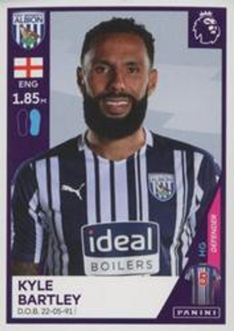 #561 Kyle Bartley (West Bromwich Albion) Panini Premier League 2021 Sticker Collection