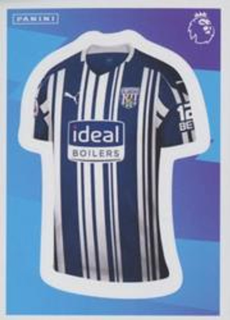 #568 Home Kit (West Bromwich Albion) Panini Premier League 2021 Sticker Collection