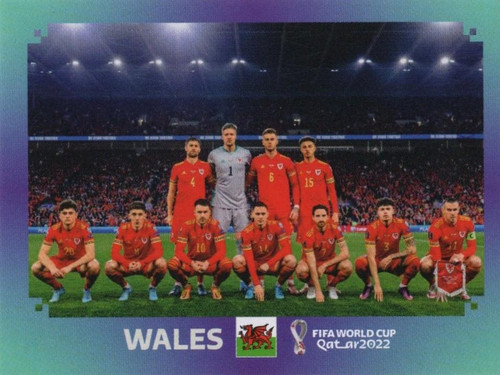 #WAL1 Team Photo (Wales) Panini Qatar 2022 World Cup Sticker Collection #WAL1 Team Photo (Wales) Panini Qatar 2022 World Cup Sticker Collection