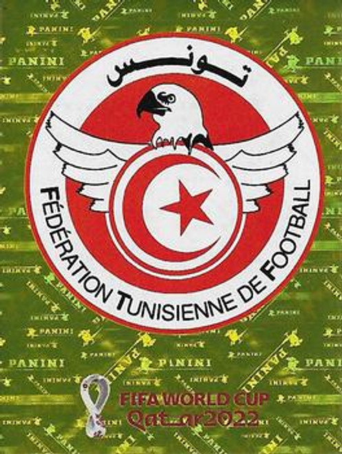 #TUN2 Emblem (Tunisia) Panini Qatar 2022 World Cup Sticker Collection