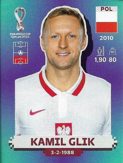 #POL8 Kamil Glik (Poland) Panini Qatar 2022 World Cup Sticker Collection #POL8 Kamil Glik (Poland) Panini Qatar 2022 World Cup Sticker Collection