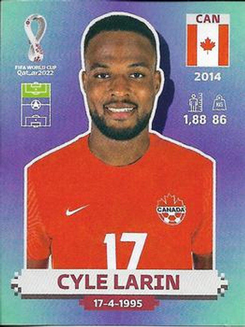 #CAN20 Cyle Larin (Canada) Panini Qatar 2022 World Cup Sticker Collection