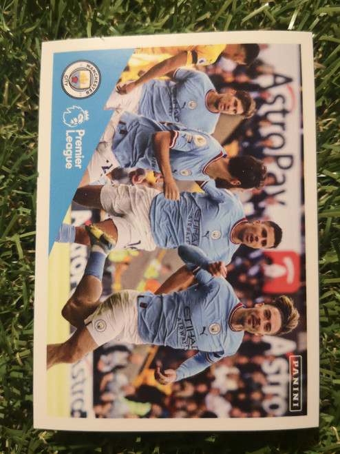 #429 Celebration (Manchester City) Panini Premier League 2023 Sticker Collection