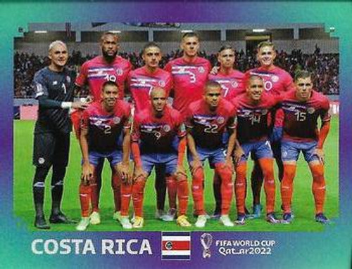 #CRC1 Team Photo (Costa Rica) Panini Qatar 2022 World Cup Sticker Collection #CRC1 Team Photo (Costa Rica) Panini Qatar 2022 World Cup Sticker Collection