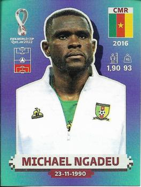 #CMR9 Michael Ngadeu (Cameroon) Panini Qatar 2022 World Cup Sticker Collection