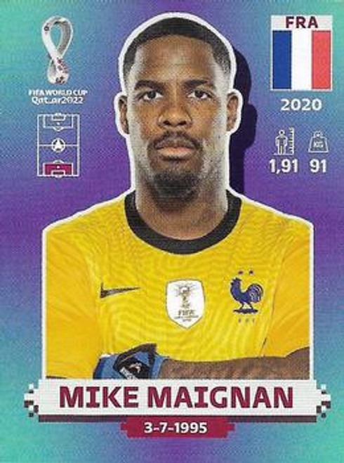 #FRA4 Mike Maignan (France) Panini Qatar 2022 World Cup Sticker Collection #FRA4 Mike Maignan (France) Panini Qatar 2022 World Cup Sticker Collection