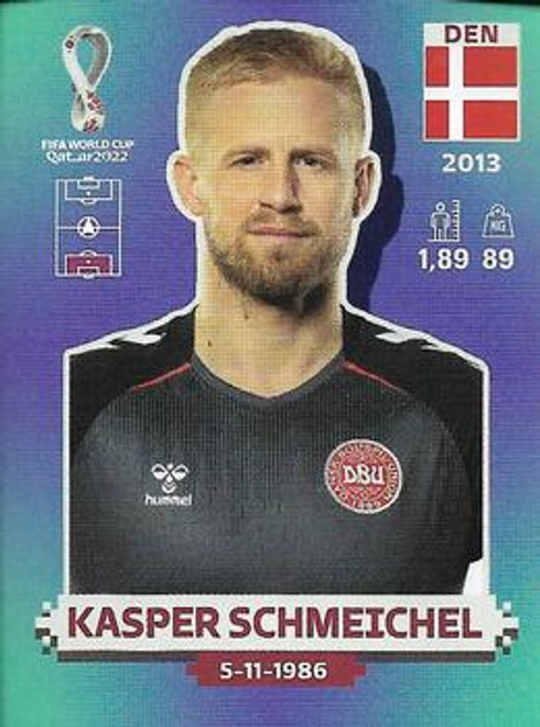 #DEN3 Kasper Schmeichel (Denmark) Panini Qatar 2022 World Cup Sticker Collection #DEN3 Kasper Schmeichel (Denmark) Panini Qatar 2022 World Cup Sticker Collection