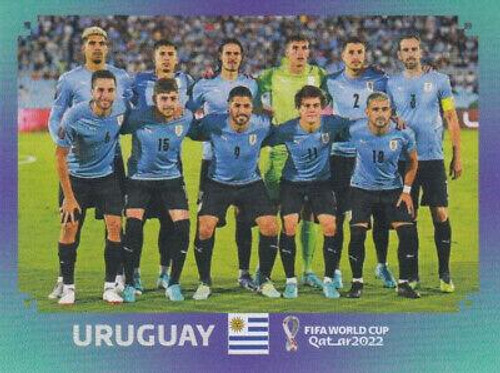 #URU1 Team Photo (Uruguay) Panini Qatar 2022 World Cup Sticker Collection