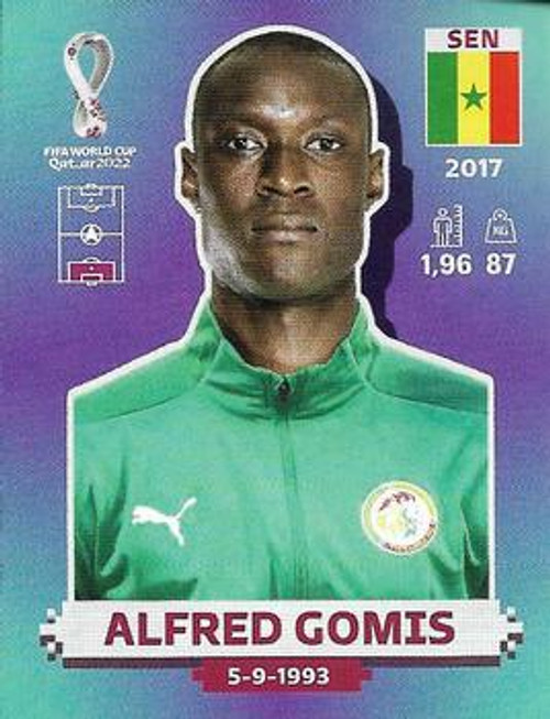 #SEN4 Alfred Gomis (Senegal) Panini Qatar 2022 World Cup Sticker Collection #SEN4 Alfred Gomis (Senegal) Panini Qatar 2022 World Cup Sticker Collection