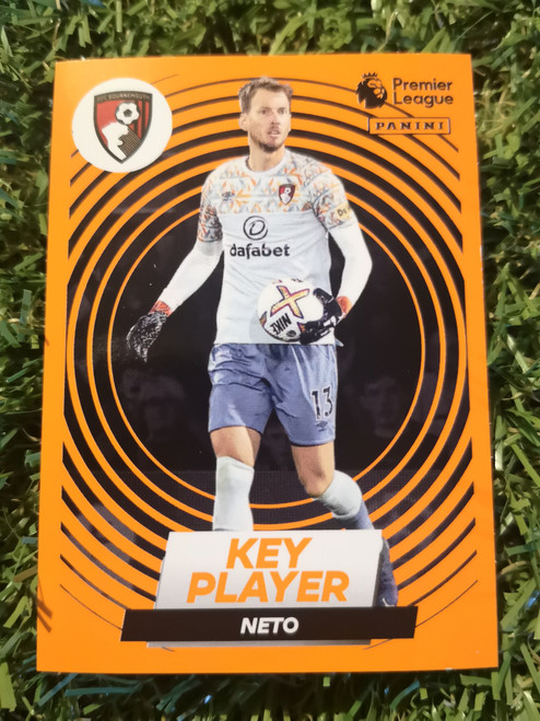 #49 Neto KEY PLAYER (AFC Bournemouth) Panini Premier League 2023 Sticker Collection