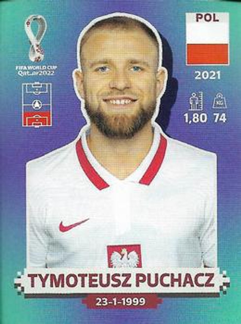 #POL9 Tymoteusz Puchacz (Poland) Panini Qatar 2022 World Cup Sticker Collection #POL9 Tymoteusz Puchacz (Poland) Panini Qatar 2022 World Cup Sticker Collection
