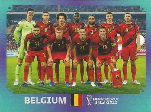 #BEL1 Team Photo (Belgium) Panini Qatar 2022 World Cup Sticker Collection #BEL1 Team Photo (Belgium) Panini Qatar 2022 World Cup Sticker Collection