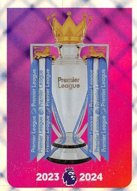 #1 Premier League Trophy Panini Premier League 2024 Sticker Collection