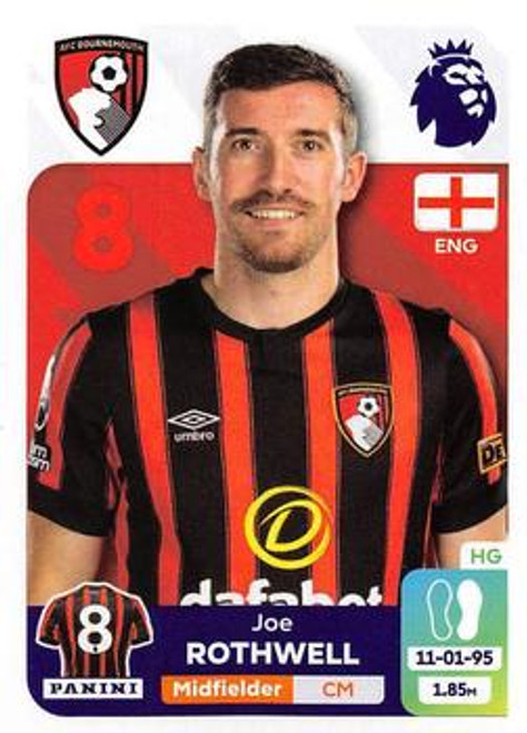 #34 Joe Rothwell (AFC Bournemouth) Panini Premier League 2024 Sticker Collection