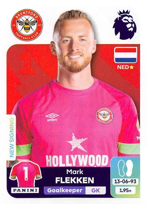 #111 Mark Flekken (Brentford) Panini Premier League 2024 Sticker Collection