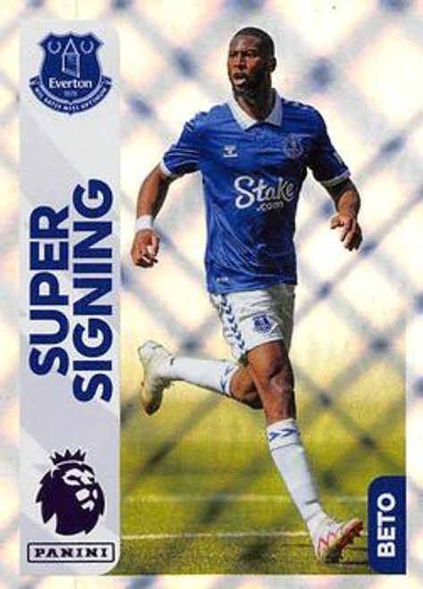 #278 Beto SUPER SIGNING (Everton) Panini Premier League 2024 Sticker Collection