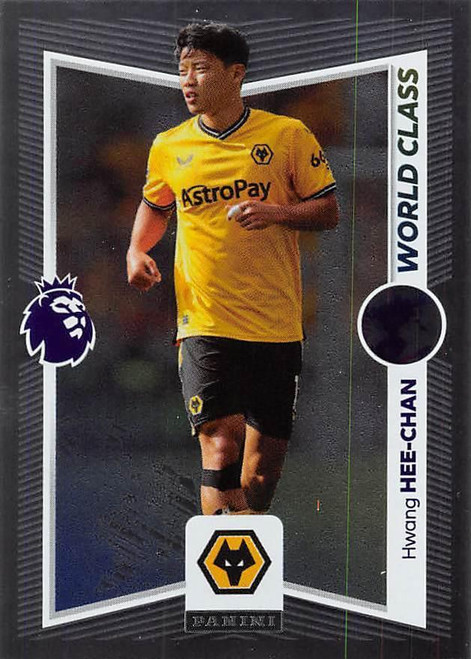 #319 Hwang Hee-Chan (Wolverhampton Wanderers) Panini Premier League 2024 Sticker Collection WORLD CLASS
