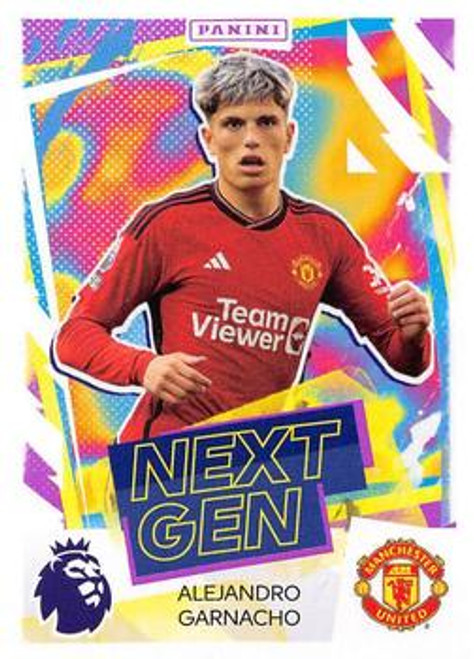 #339 Alejandro Garnacho (Manchester United) Panini Premier League 2024 Sticker Collection NEXT GEN