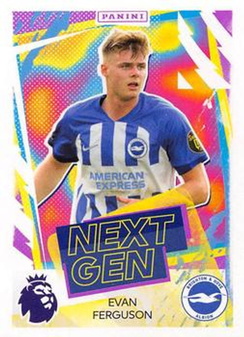 #340 Evan Ferguson (Brighton & HA) Panini Premier League 2024 Sticker Collection NEXT GEN