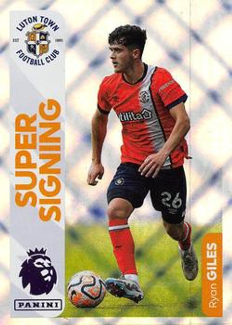 #399 Ryan Giles SUPER SIGNING (Luton Town) Panini Premier League 2024 Sticker Collection