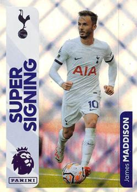 #573 James Maddison SUPER SIGNING (Tottenham Hotspur) Panini Premier League 2024 Sticker Collection