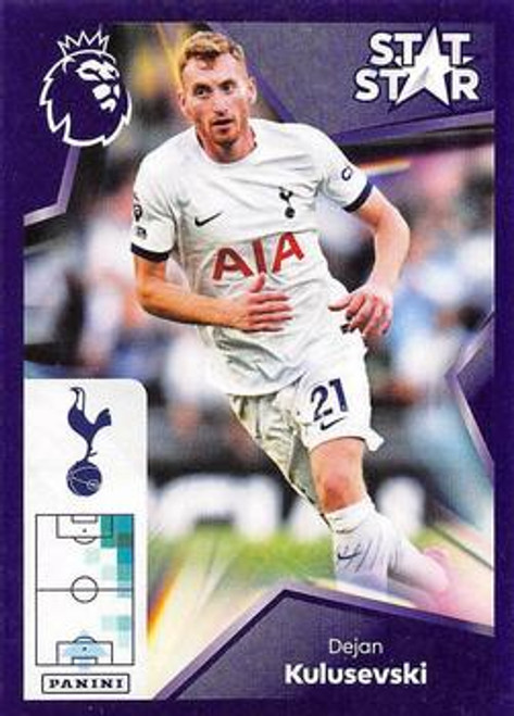 #578 Dejan Kulusevski STAT STAR (Tottenham Hotspur) Panini Premier League 2024 Sticker Collection