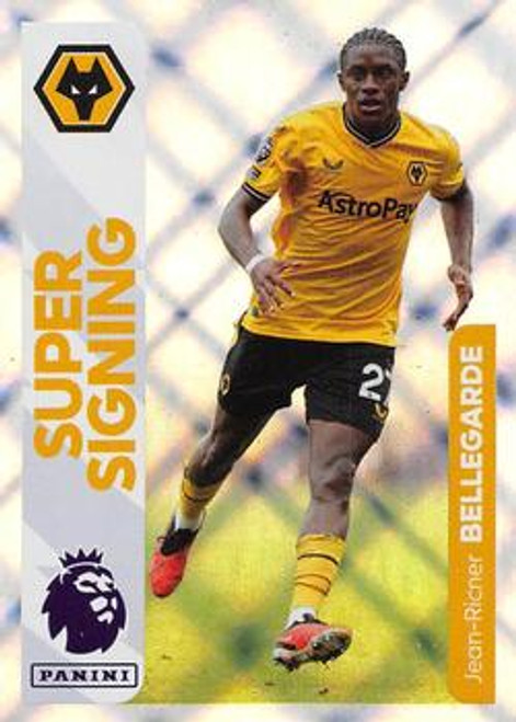 #631 Jean-Ricner Bellegarde SUPER SIGNING (Wolverhampton Wanderers) Panini Premier League 2024 Sticker Collection