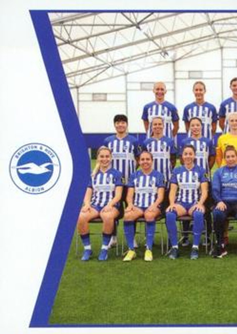 #21 Team Photo LEFT (Brighton & Hove Albion) Panini Women's Super League 2024 Sticker Collection SQUAD SNAPSHOT