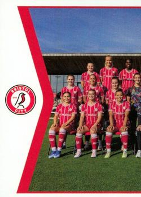 #24 Team Photo LEFT (Bristol City) Panini Women's Super League 2024 Sticker Collection SQUAD SNAPSHOT