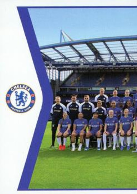 #26 Team Photo LEFT (Chelsea) Panini Women's Super League 2024 Sticker Collection SQUAD SNAPSHOT