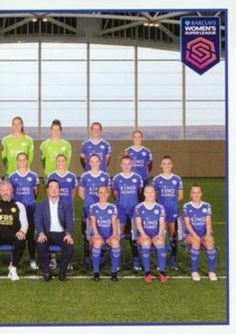 #34 Team Photo RIGHT (Leicester City) Panini Women's Super League 2024 Sticker Collection SQUAD SNAPSHOT