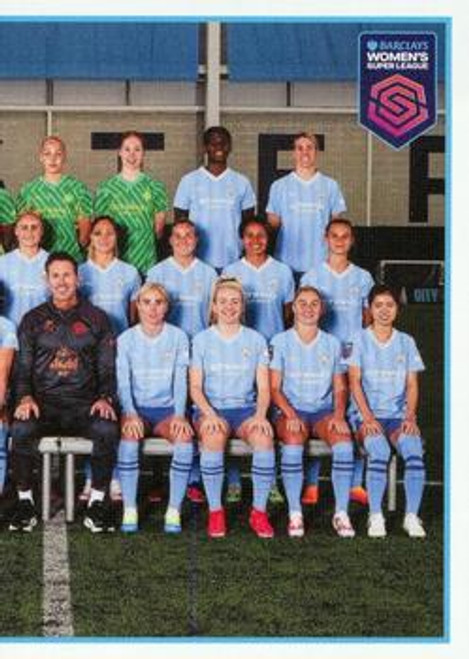 #40 Team Photo RIGHT (Manchester City) Panini Women's Super League 2024 Sticker Collection SQUAD SNAPSHOT