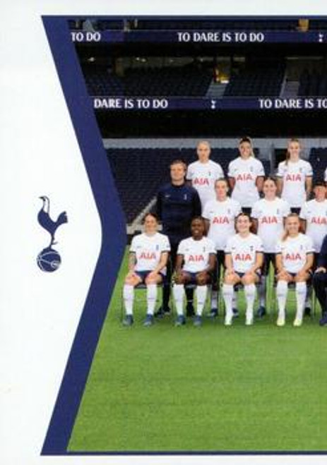 #44 Team Photo LEFT (Tottenham Hotspur) Panini Women's Super League 2024 Sticker Collection SQUAD SNAPSHOT